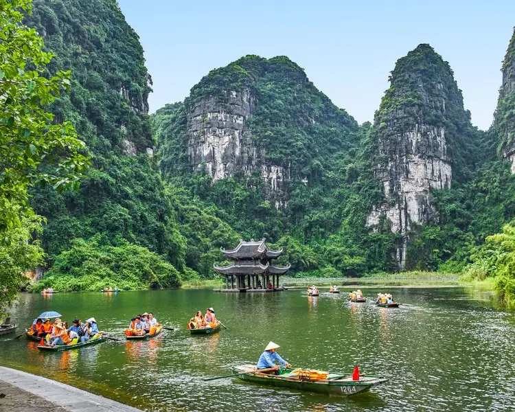 Trang An è stata riconosciuta dall'UNESCO come patrimonio culturale e naturale dell'umanità.
