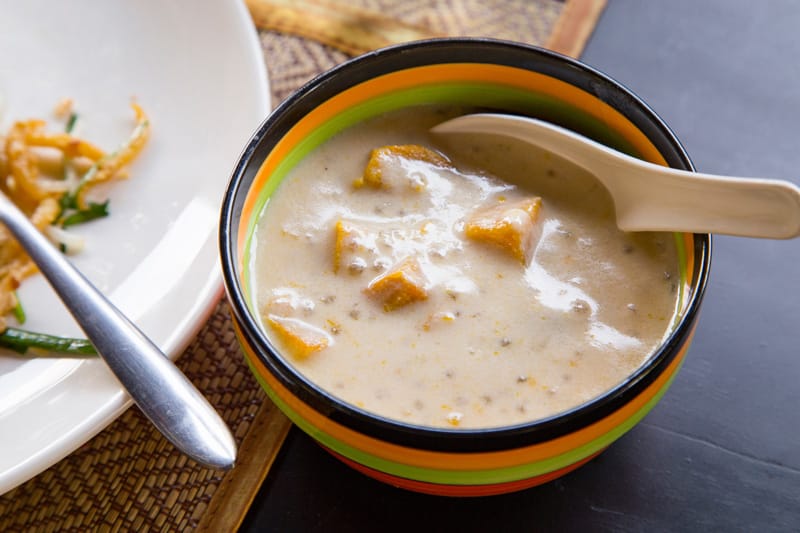 Sankya lapov servito in ciotola