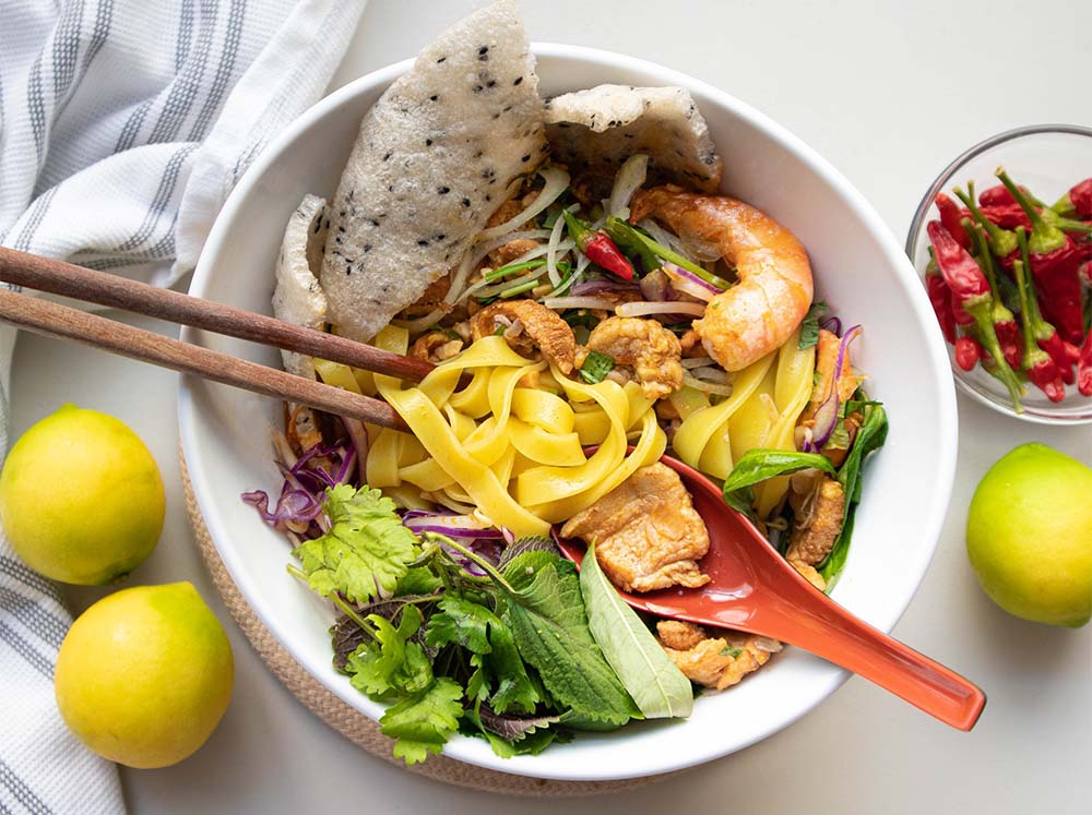 Mì Quảng (Pasta tipica del centro)