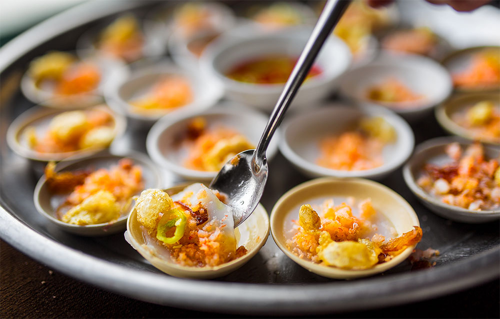 Bánh Bèo (Torta di riso al vapore)